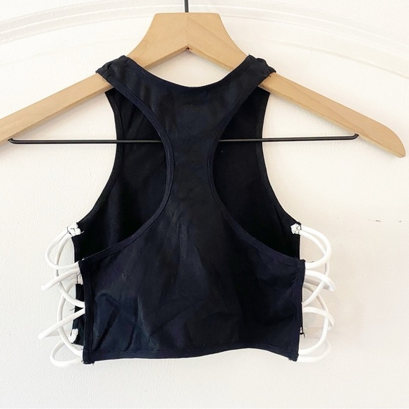 FREE PEOPLE Intimately Black Lace Up Side Bralette NWOT XS/Small - Picture 3 of 5